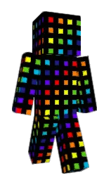 black and deep koamaru Minecraft skin — Classic model
