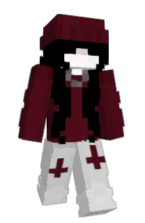 Front of thiarexita's skin