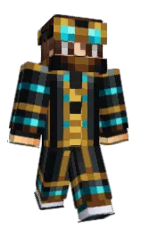 luxor gold and kumera Minecraft skin — Classic model — first worn by Tgames_58
