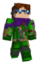 LuiSDLG's Minecraft skin wearing the 15th Anniversary cape