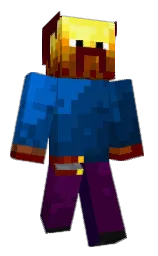 regal blue and temptress Minecraft skin — Classic model — first worn by RazerBlaze