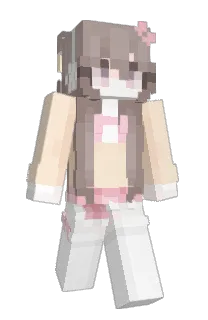 Front of audrie's skin