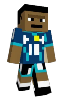 Front of Hieted's skin