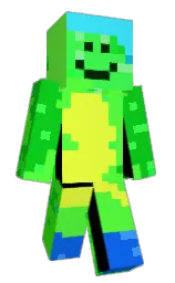malachite and harlequin Minecraft skin — Classic model