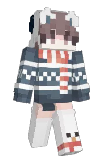 Front of Alledge's skin