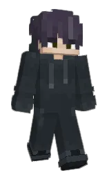 shark and outer space Minecraft skin — Slim model