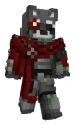 rebel and sepia black Minecraft skin — Classic model — first worn by Olivier0777