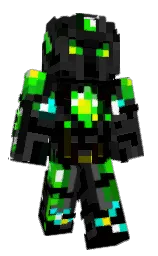 Nua's Minecraft skin wearing the Migrator cape