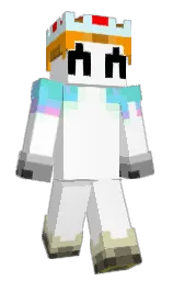 white and hawaiian tan Minecraft skin — Classic model — first worn by Reddev1l123