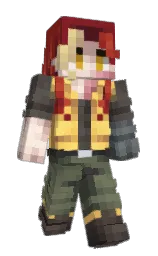 mexican red and siam Minecraft skin — Slim model — first worn by DividedXeno