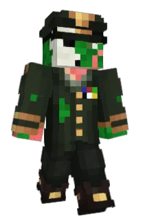 Front of cruptdante's skin