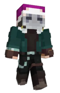 Front of Chuslat's skin