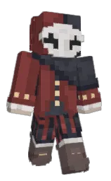Bistroww's Minecraft skin wearing the Menace cape