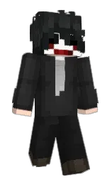 __Malediction__'s Minecraft skin wearing the Minecraft Experience cape