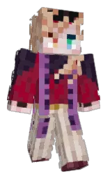 bone and revolver Minecraft skin — Classic model — first worn by phinzz