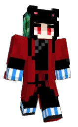 CatCatOMG16's Minecraft skin wearing the Follower's cape