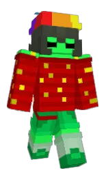 guardsman red and bright red Minecraft skin — Slim model — first worn by KTMant