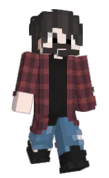 StrikerZ1n's Minecraft skin wearing the Migrator cape