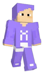 heliotrope and navajo white Minecraft skin — Classic model — first worn by alawez_1