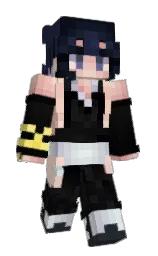 mirage and black Minecraft skin — Classic model — first worn by AbdelBL