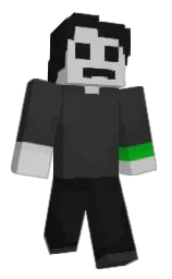 mine shaft and cod gray Minecraft skin — Classic model — first worn by SamTheGoat2