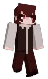 cedar and silver rust Minecraft skin — Classic model — first worn by spo0kst3rr