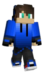 Richarge22's Minecraft skin wearing the Migrator cape