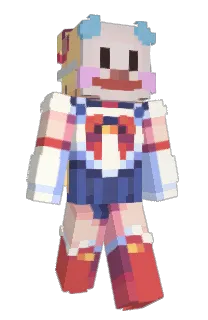 Front of Vers's skin