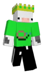 Schnecka's Minecraft skin wearing the Hero cape