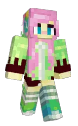 flavoured_tea's Minecraft skin wearing the Cherry Blossom cape