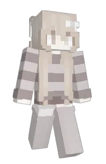 Front of Dorys's skin