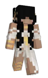 cod gray and sandrift Minecraft skin — Slim model — first worn by Yevgini