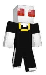 cod gray and white Minecraft skin — Classic model — first worn by CowOnMC