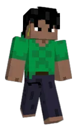 steel gray and leather Minecraft skin — Classic model