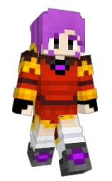Uzi_09's Minecraft skin wearing the Pan cape