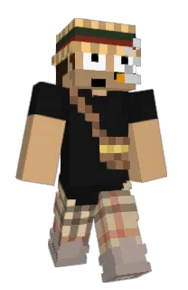 Front of beaast's skin