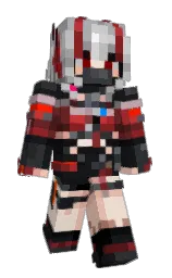 woodsmoke and shark Minecraft skin — Slim model