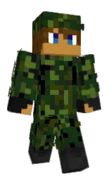 MATAVR's Minecraft skin wearing the Pan cape