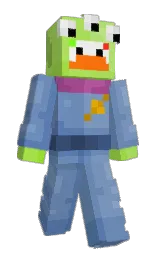 elpingui777's Minecraft skin wearing the Twisted cape
