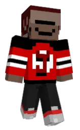 guardsman red and black Minecraft skin — Classic model — first worn by 2HYP3DD