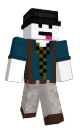 white and cedar Minecraft skin — Classic model