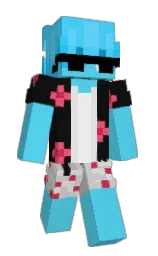 picton blue Minecraft skin — Slim model — first worn by SoyPan_123