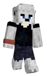 alto and silver Minecraft skin — Classic model — first worn by HazzyCrazzy