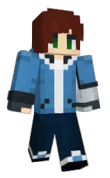 Meta_Gamer12's Minecraft skin wearing the Purple Heart cape