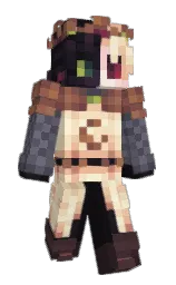 Shadowblade222's Minecraft skin wearing the Migrator cape