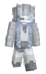 aluminium and rolling stone Minecraft skin — Slim model — first worn by Honeyydew