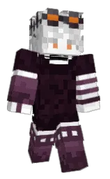 white and gallery Minecraft skin — Slim model — first worn by Majalis0