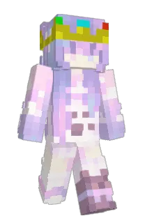 Front of Develony's skin