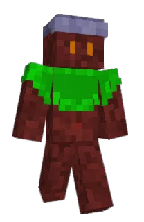 Front of Zaroldan's skin