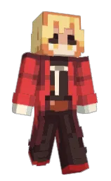 cinnabar and apple blossom Minecraft skin — Slim model